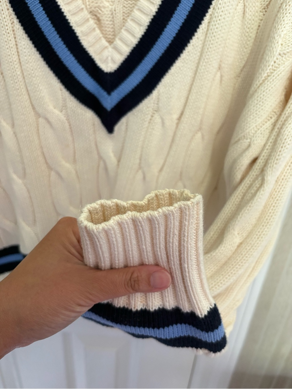 Polo Ralph Lauren The Iconic Cricket Sweater, Size S - Picture 5 of 7